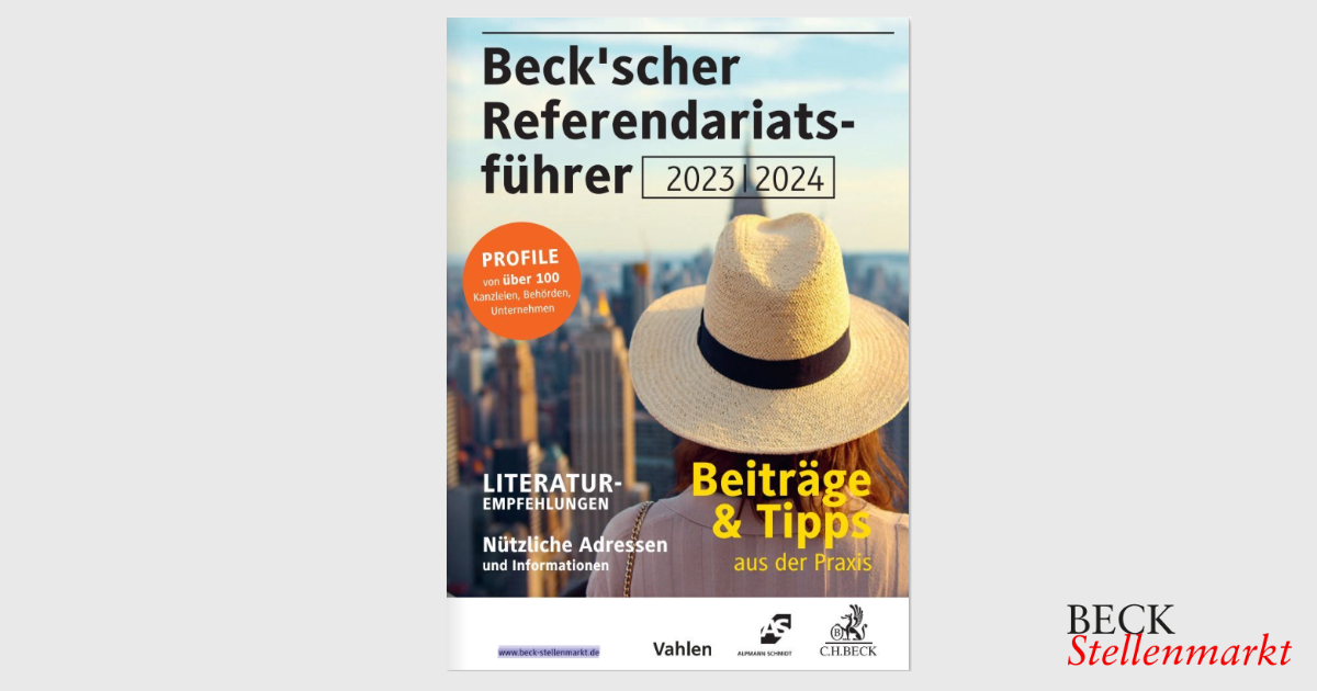 Beck'scher Referendariatsführer 2023/2024