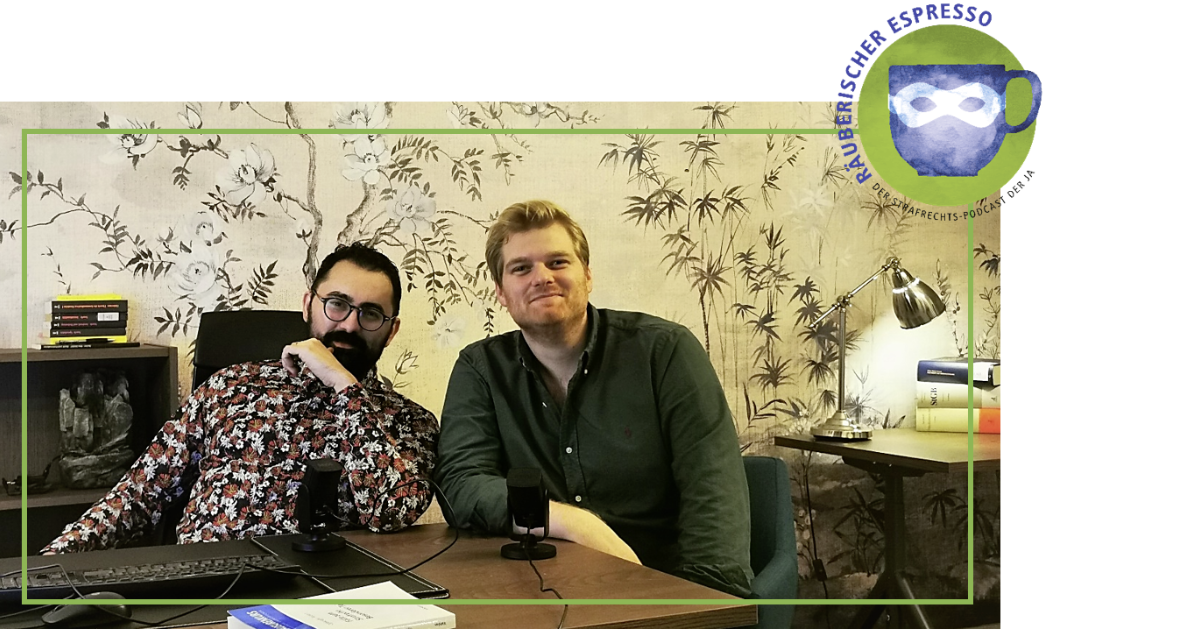 Podcast "Räuberischer Espresso" der Fachzeitschrift Juristische Arbeitsblätter