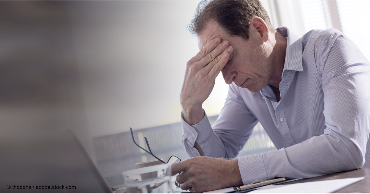 Erschöpfung durch Stress am Arbeitsplatz