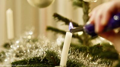 Weihnachtsbaum Kerzen